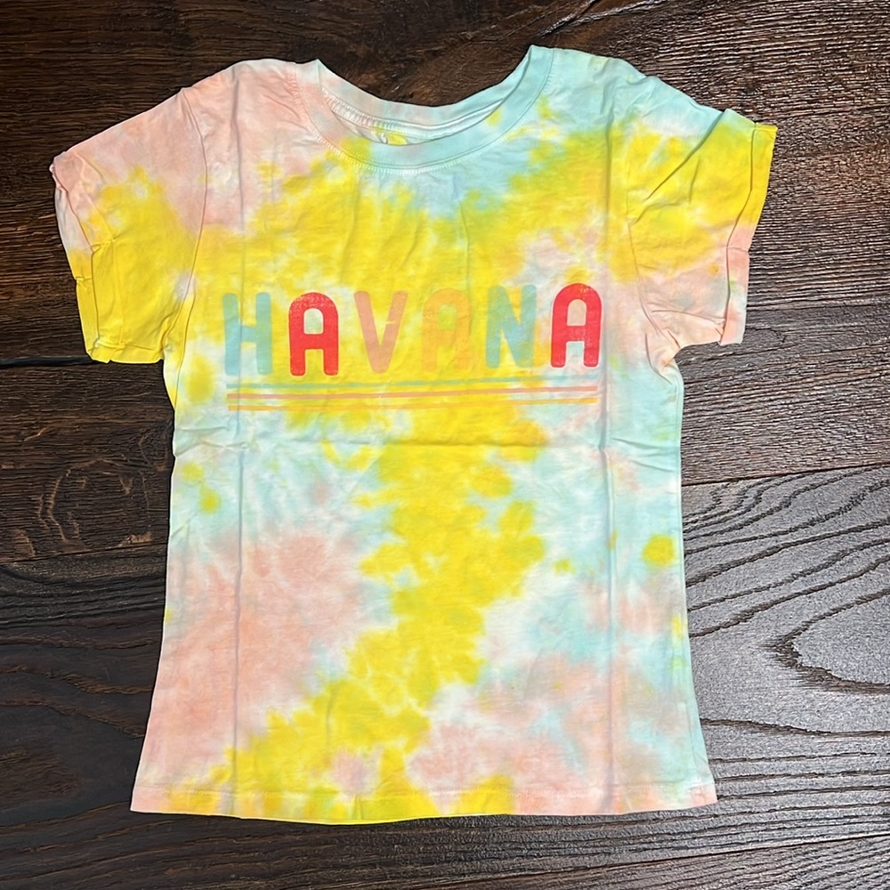 Recycled Karma Havana Endless Summer Tie Dye Fitted T-Shirt - Picture 2 of 11